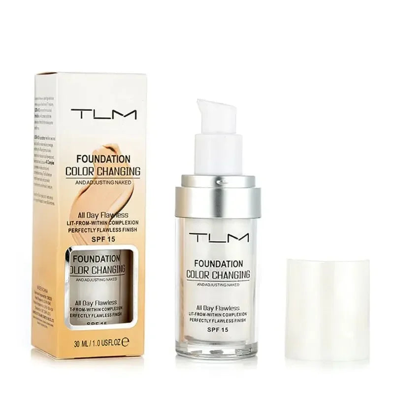 30ML TLM Foundation Color Changing Makeup Base Cream