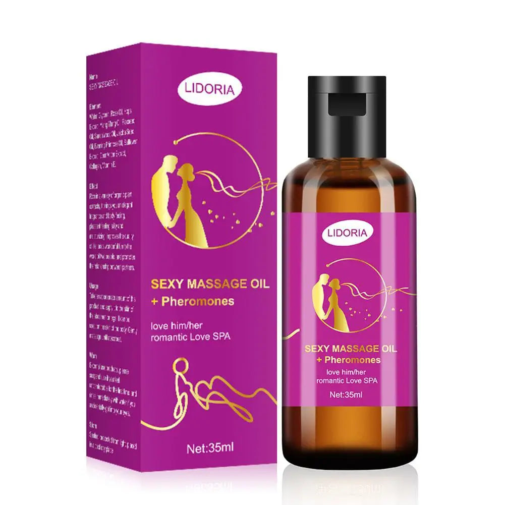 Purple Charming Massage Oil Natural Pheromone SPA Serum