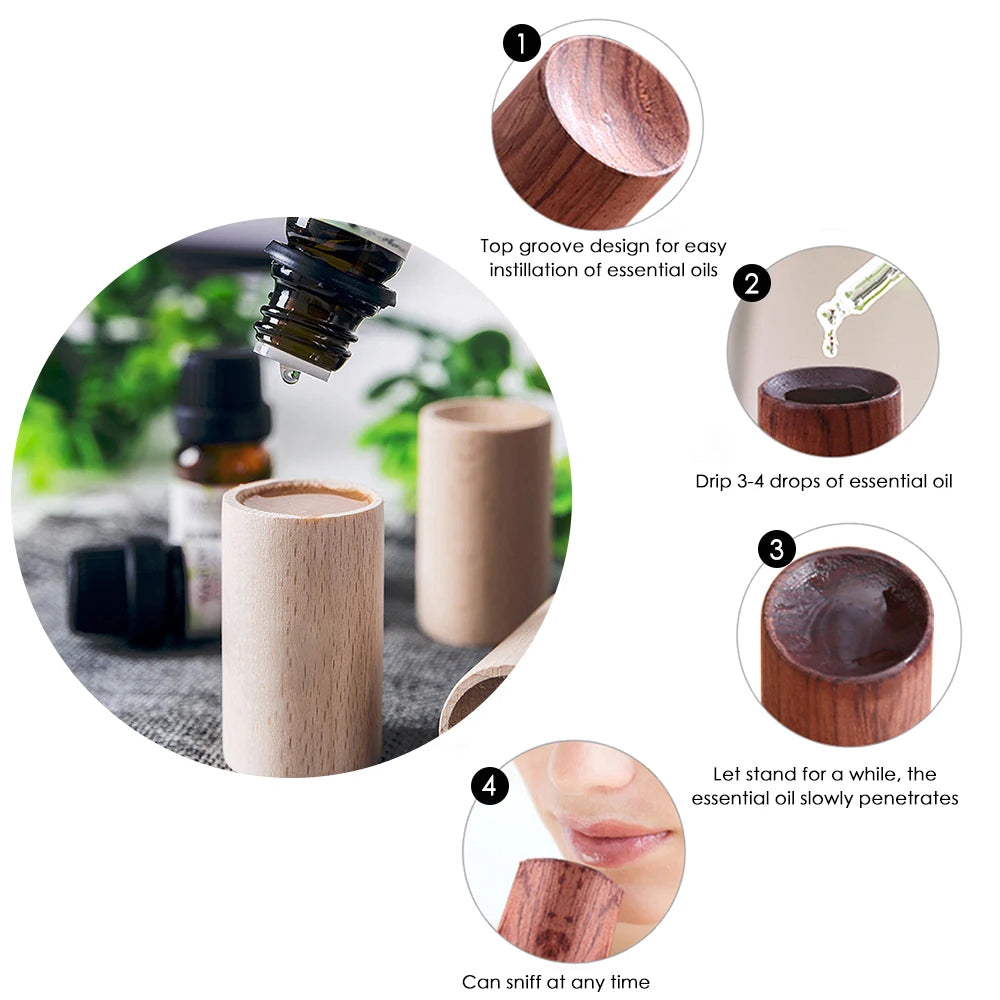 Wooden Essential Oil Aromatherapy Diffuser Eco-Friendly Sleep Aid