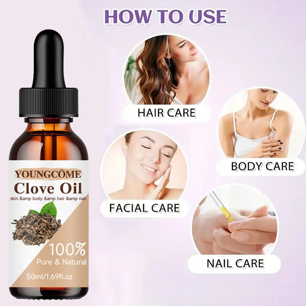 Clove Essential Oil Helps Keep Skin Hydrated Anti-aging Care