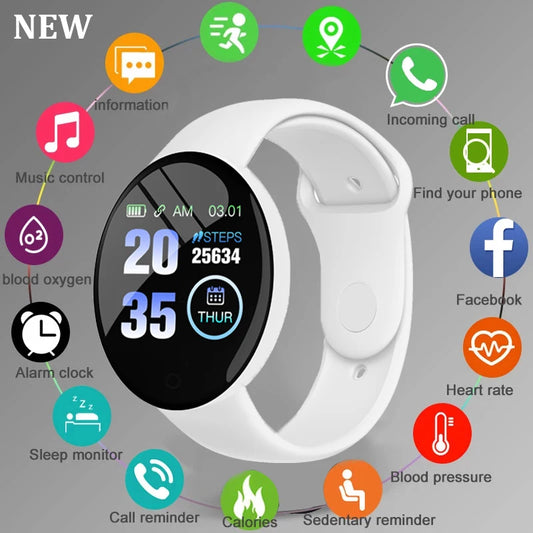 D18 Pro Smart Watch Men Women Bluetooth Fitness Tracker