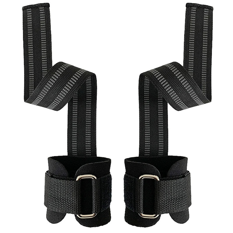 2 Pack Weight Lifting Wrist Straps Adjustable Support Grips