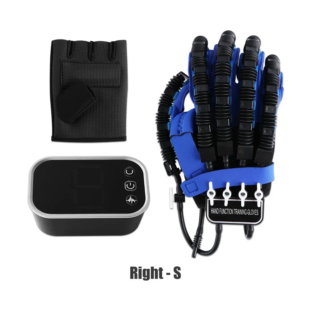 Stroke Rehabilitation Glove Finger Robot Trainer for Hemiplegia