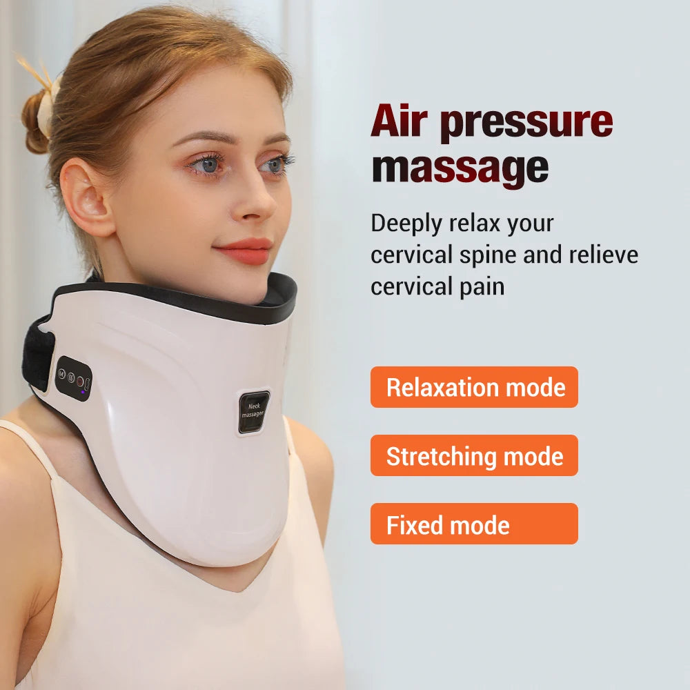 Electric Air Pressure Neck Brace with Remote Control Health Care