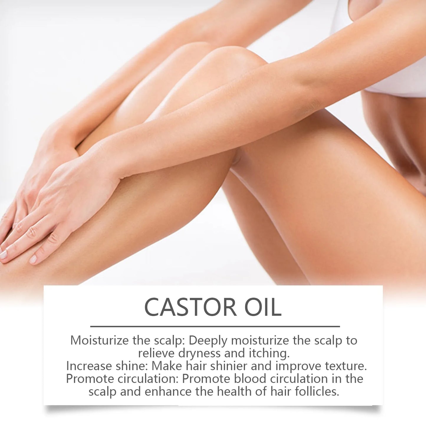 Organic Castor Oil Cold Unrefined For Face Hair Growth