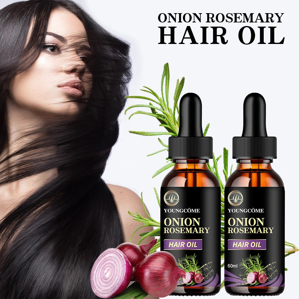 Hair Rapid Growth Essential Oil Onion Rosemary Hair Care