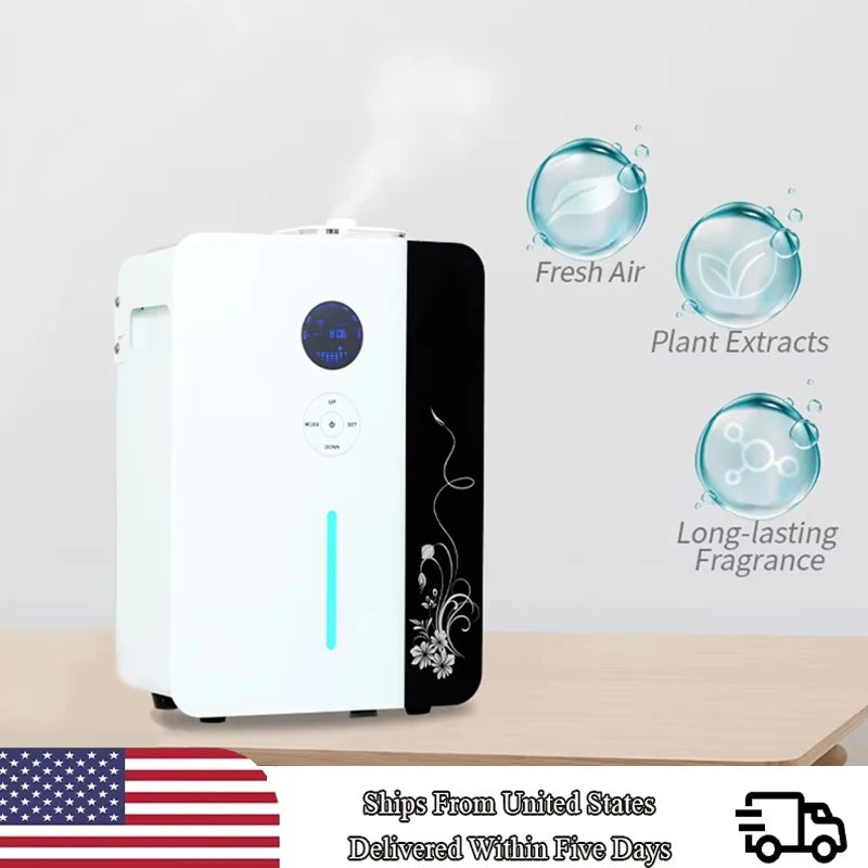 3000m³ Air Purifier Aroma Diffuser Metal Body WIFI 800ML