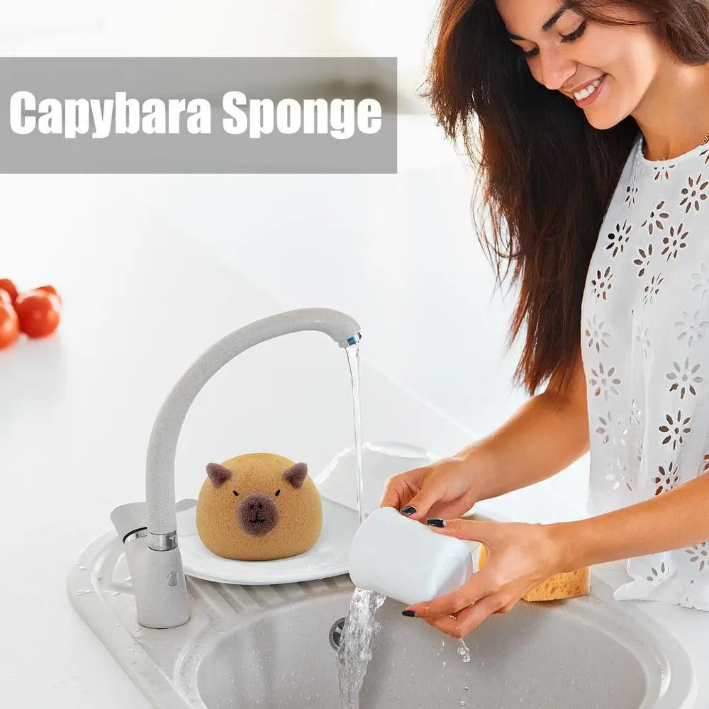 Wash Blistering Capybara Bath Sponge Ball Cute Cartoon Animal