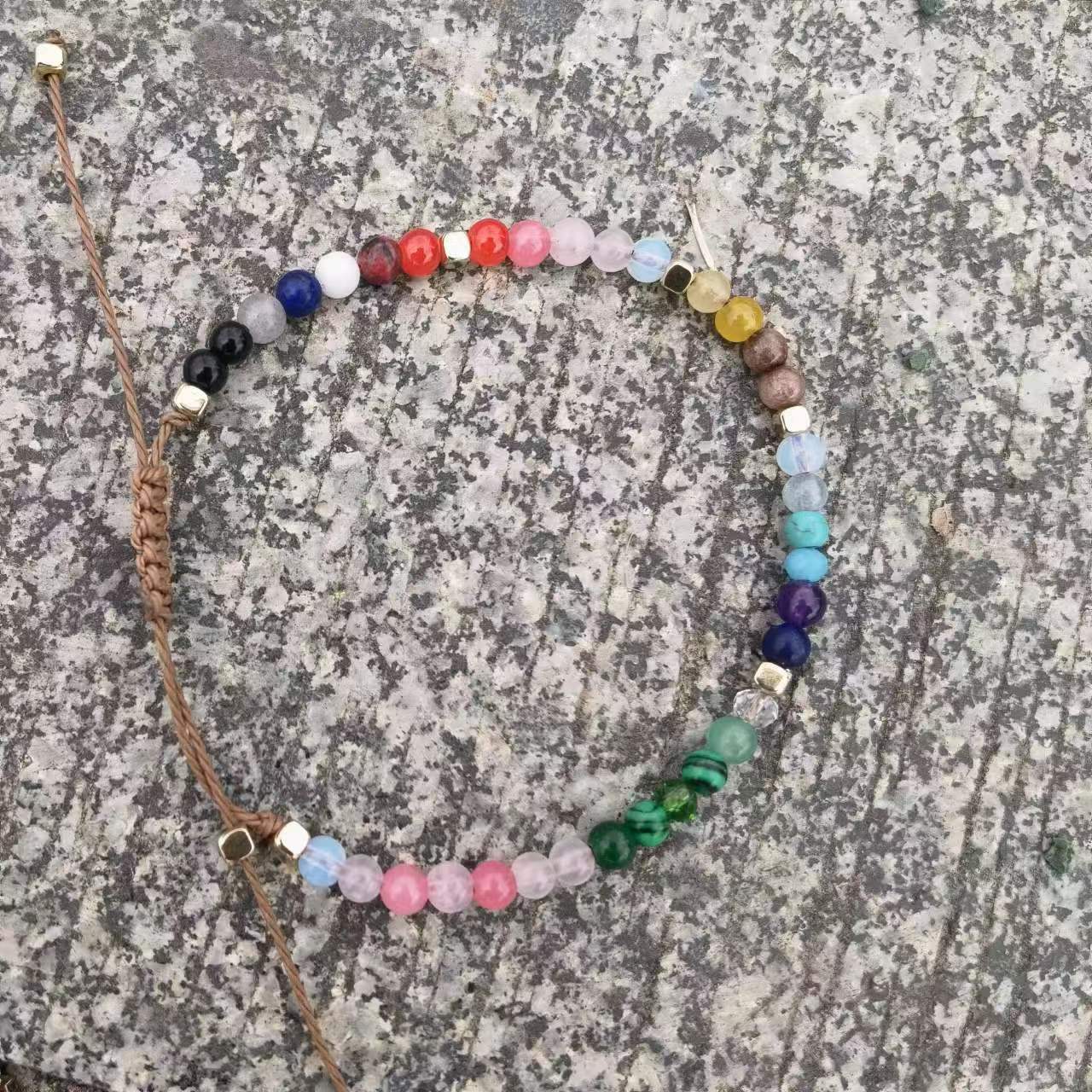 Healing Crystal Chakra Bracelet for Zodiac Signs and Yoga