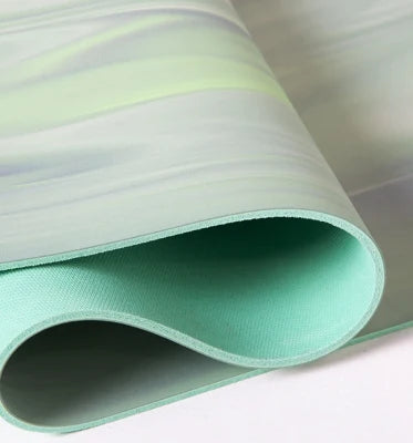 Multicolour Eco Friendly Anti Slip Yoga Mat 5mm PU Rubber