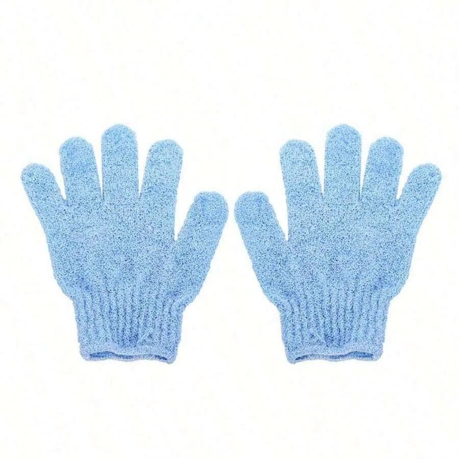 2pcs/6pcs/12pcs Reversible Exfoliating Shower Gloves for Luxurious Skin Care