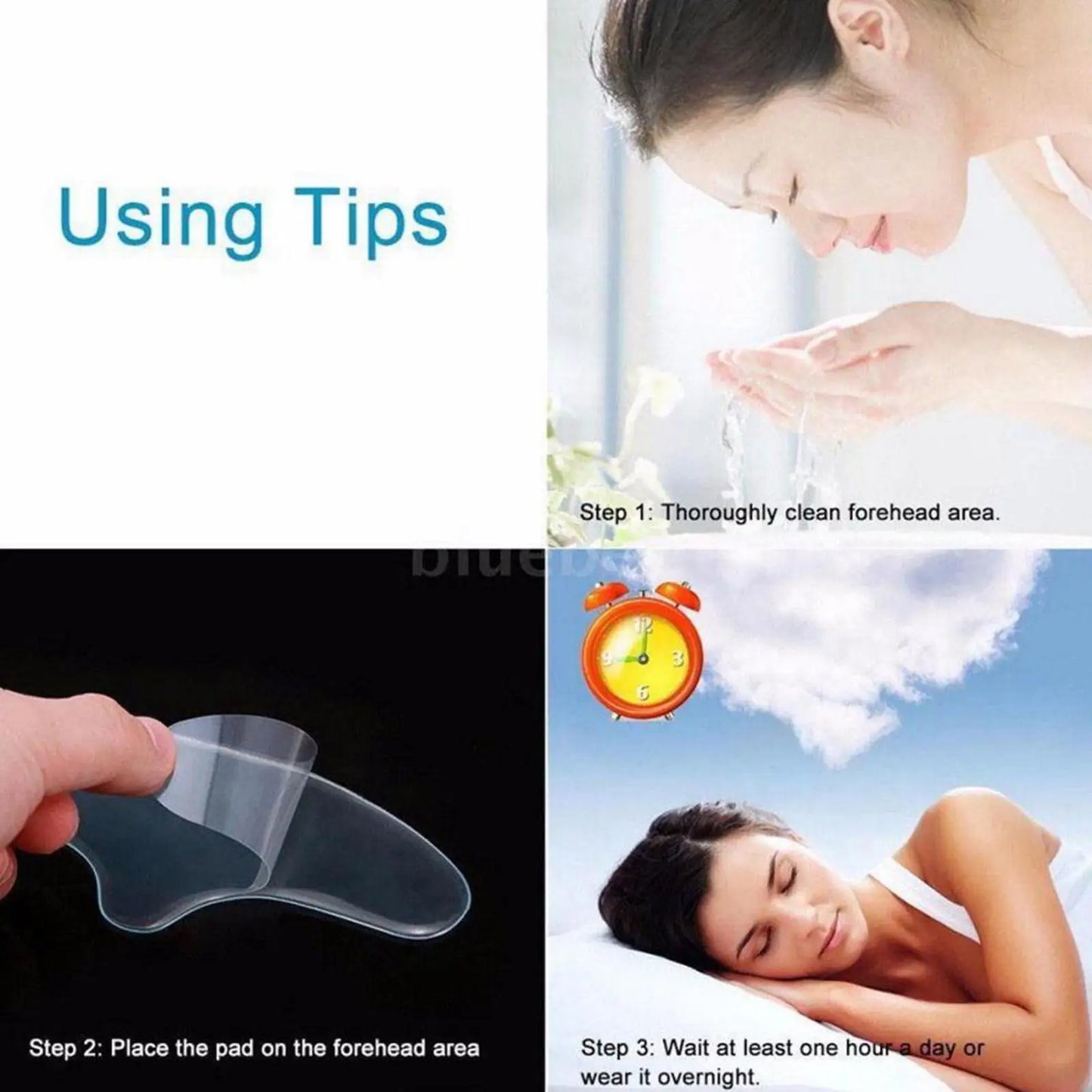 Anti Wrinkle Forehead Patch Silicone Reusable Skin Care Tool