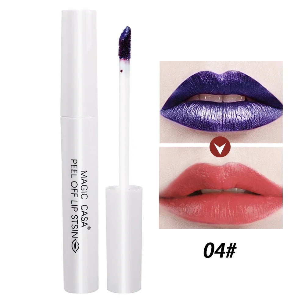 Lasting Peel Off Lip Liner Tattoo Makeup Sexy Red Matte Gloss