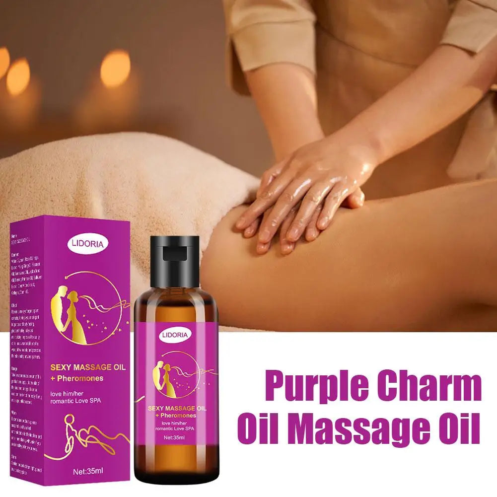 Purple Charming Massage Oil Natural Pheromone SPA Serum