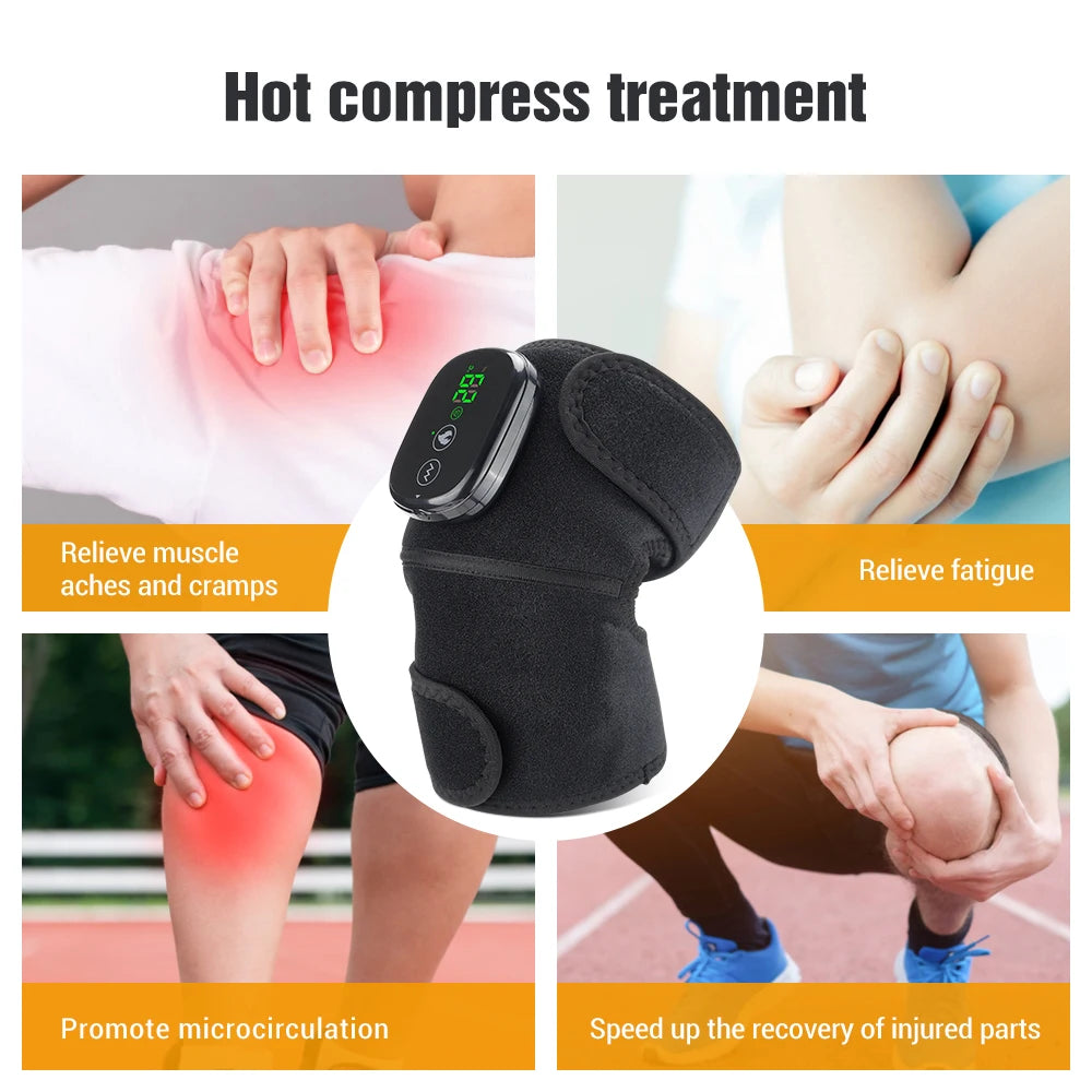 Electric Heating Knee Massager Far Infrared Pain Relief