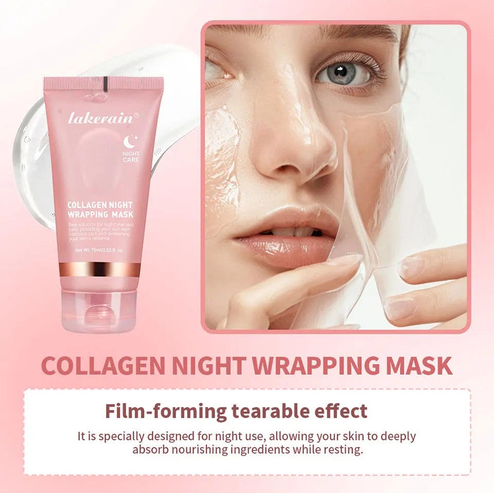 Collagen Overnight Wrapping Peel Off Mask 75ml Hydrates