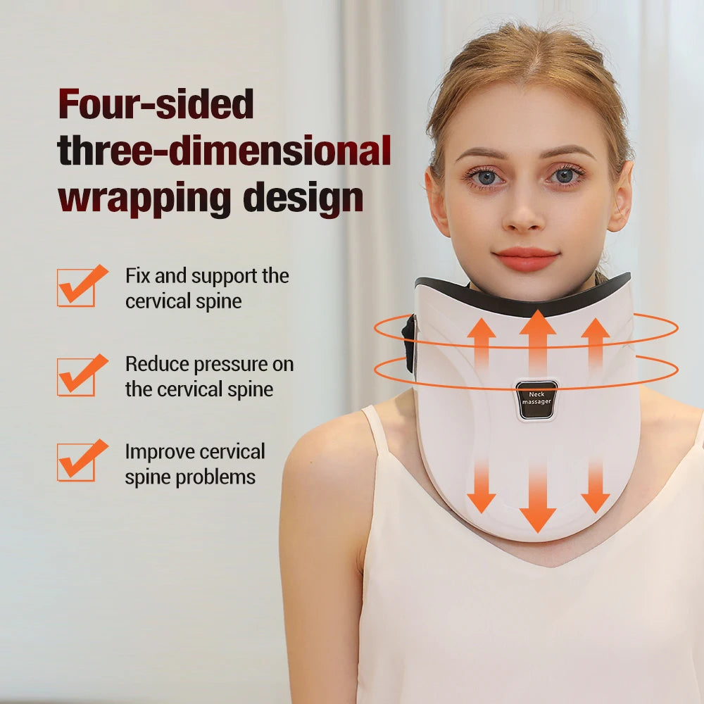 Electric Air Pressure Neck Brace with Remote Control Health Care