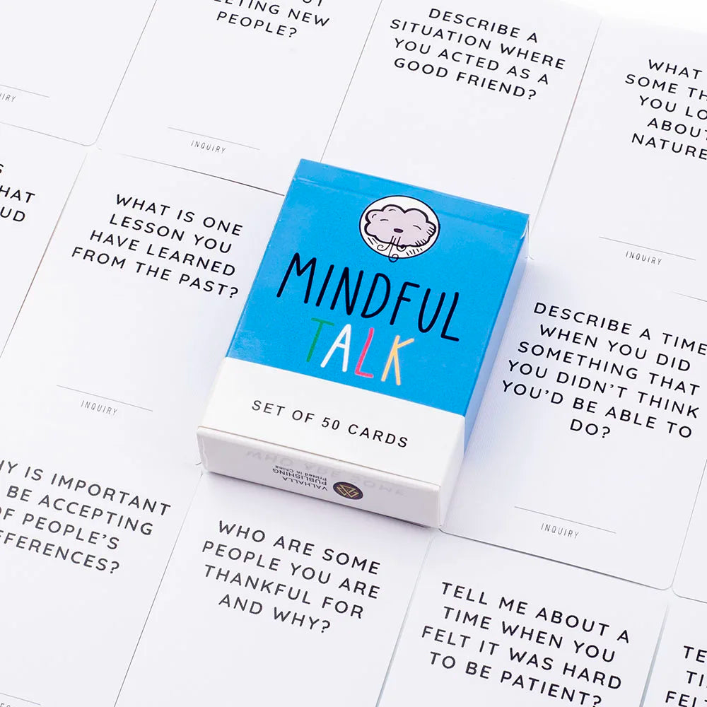 Mindful Talk Board Game Set Of 50 Meaningful Cards