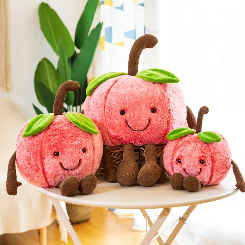 Watermelon Plush Cuddly Pillow Sleeping Cherry Doll Gift