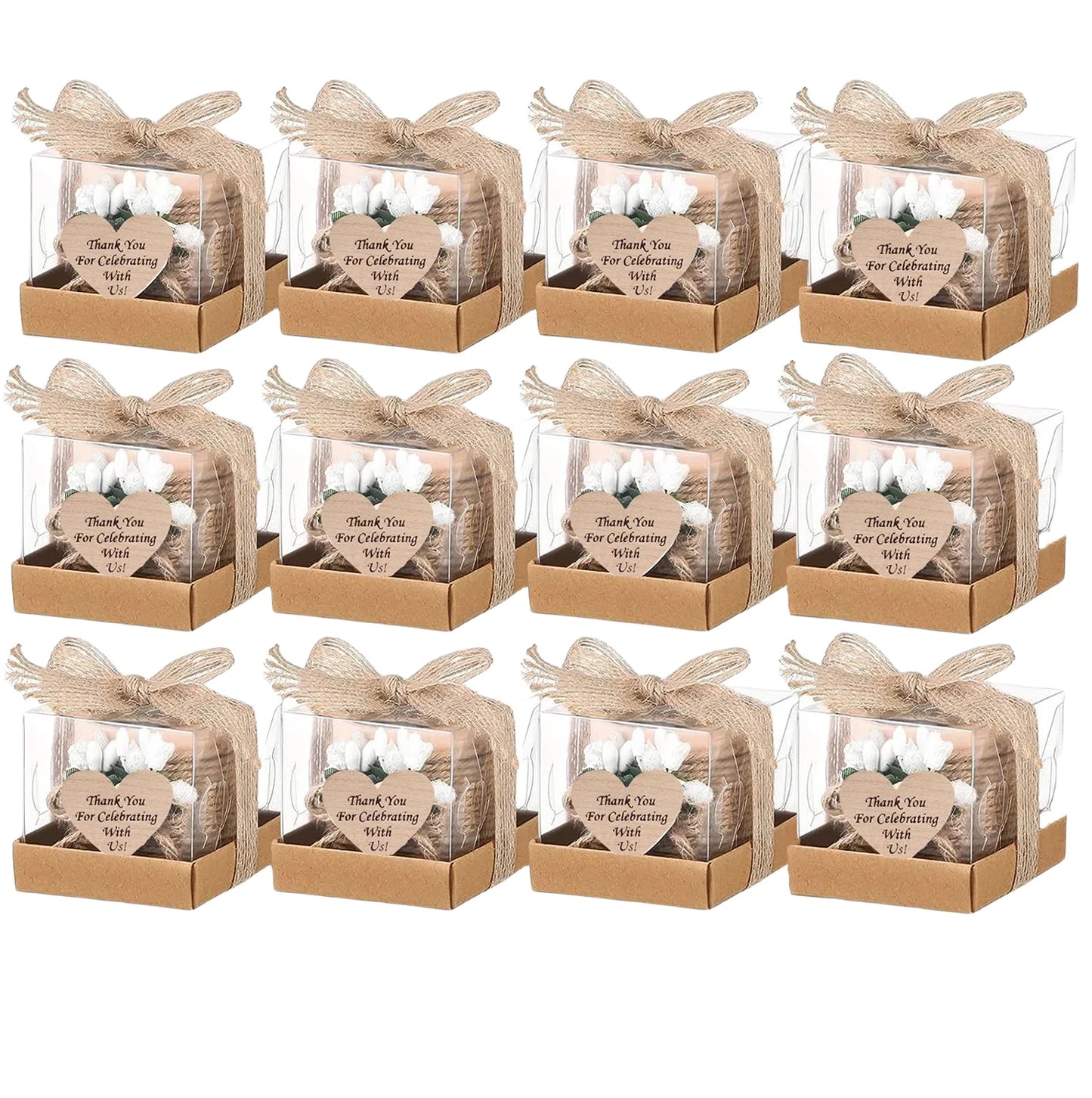 Guest Gift Candle for Wedding Wooden Tealight Holders