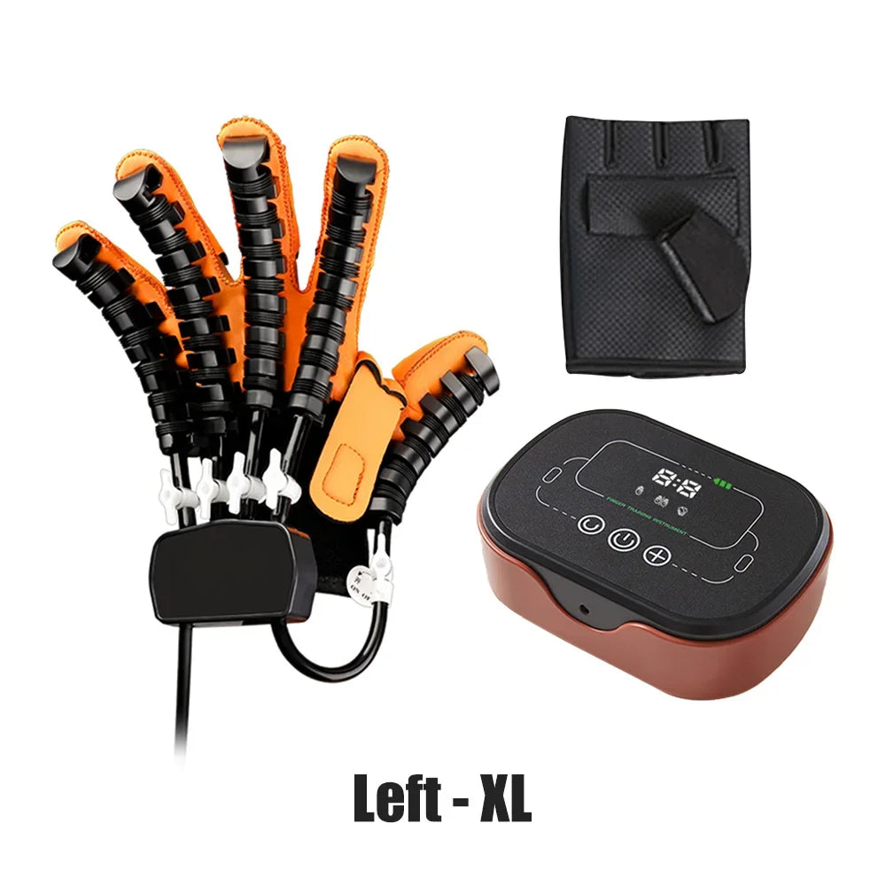 Stroke Rehabilitation Glove Finger Robot Trainer for Hemiplegia