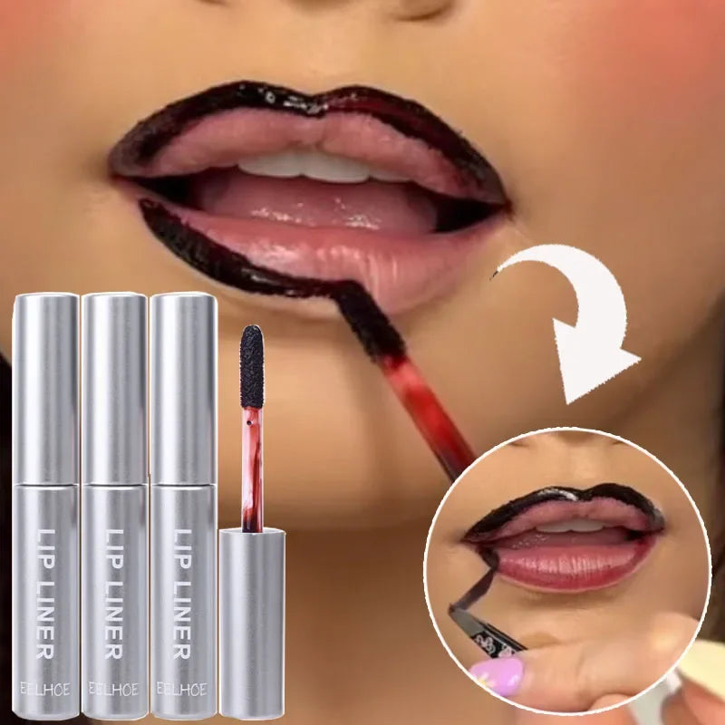 Lasting Peel Off Lip Liner Tattoo Makeup Sexy Red Matte Gloss