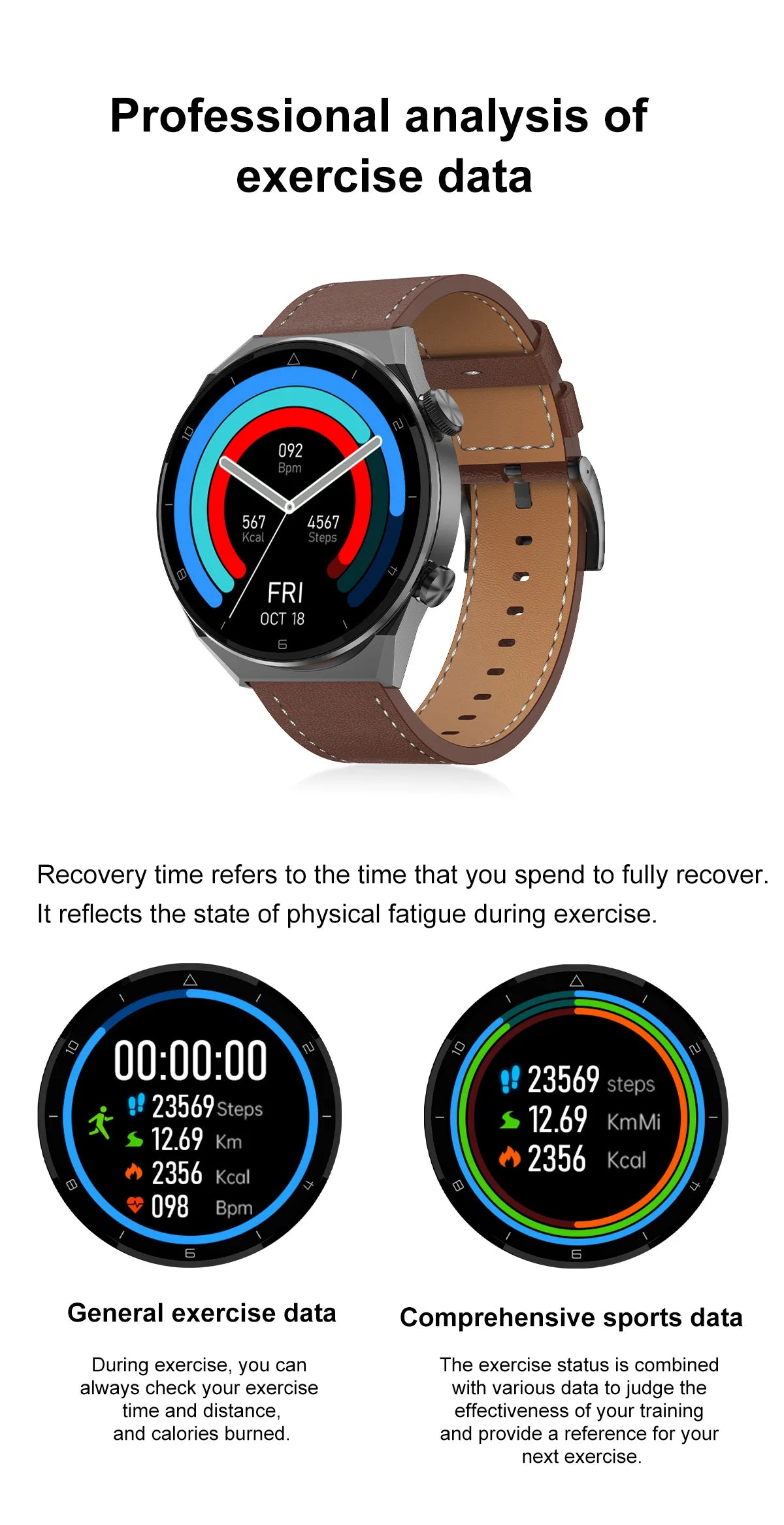 NFC Smart Watch Men GT2 Pro AMOLED HD Heart Rate Bluetooth