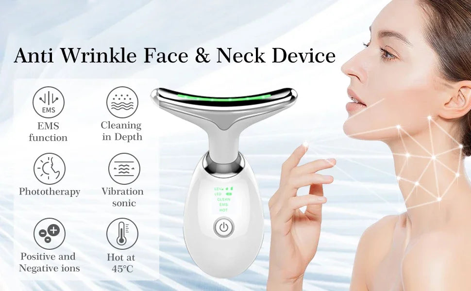 Neck Face Massager Skin Care Device for Skin Rejuvenation