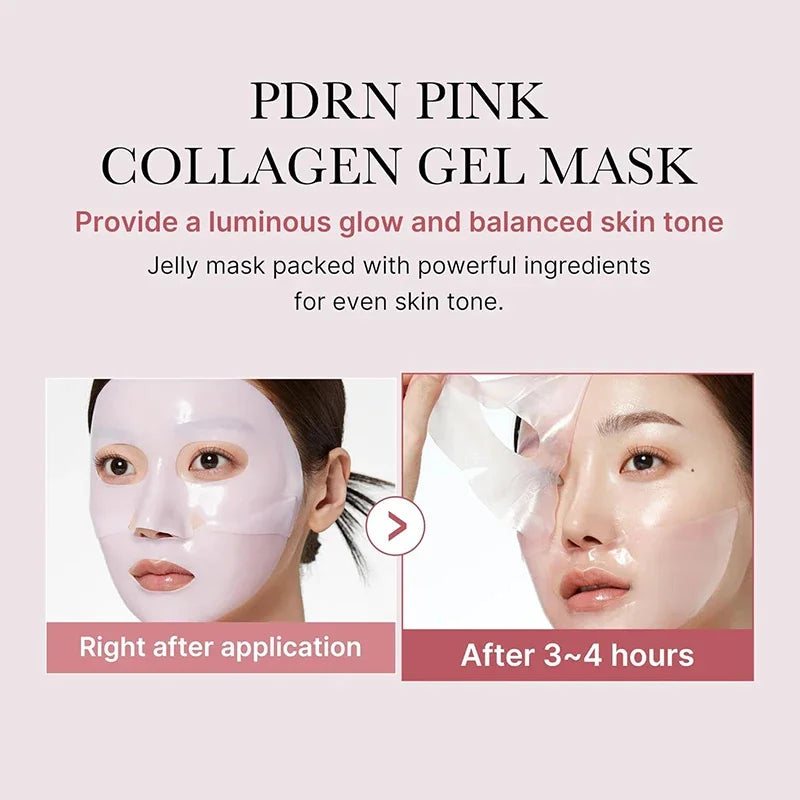 Pink Bio Collagen Gel Salmon Pdrn Face Mask Deep Hydrating