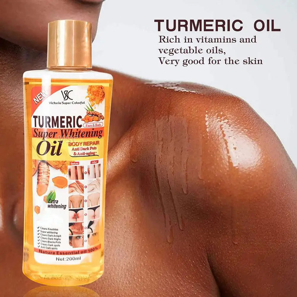 Turmeric Essential Oil Facial Body Massage Oil 200m Skin Care