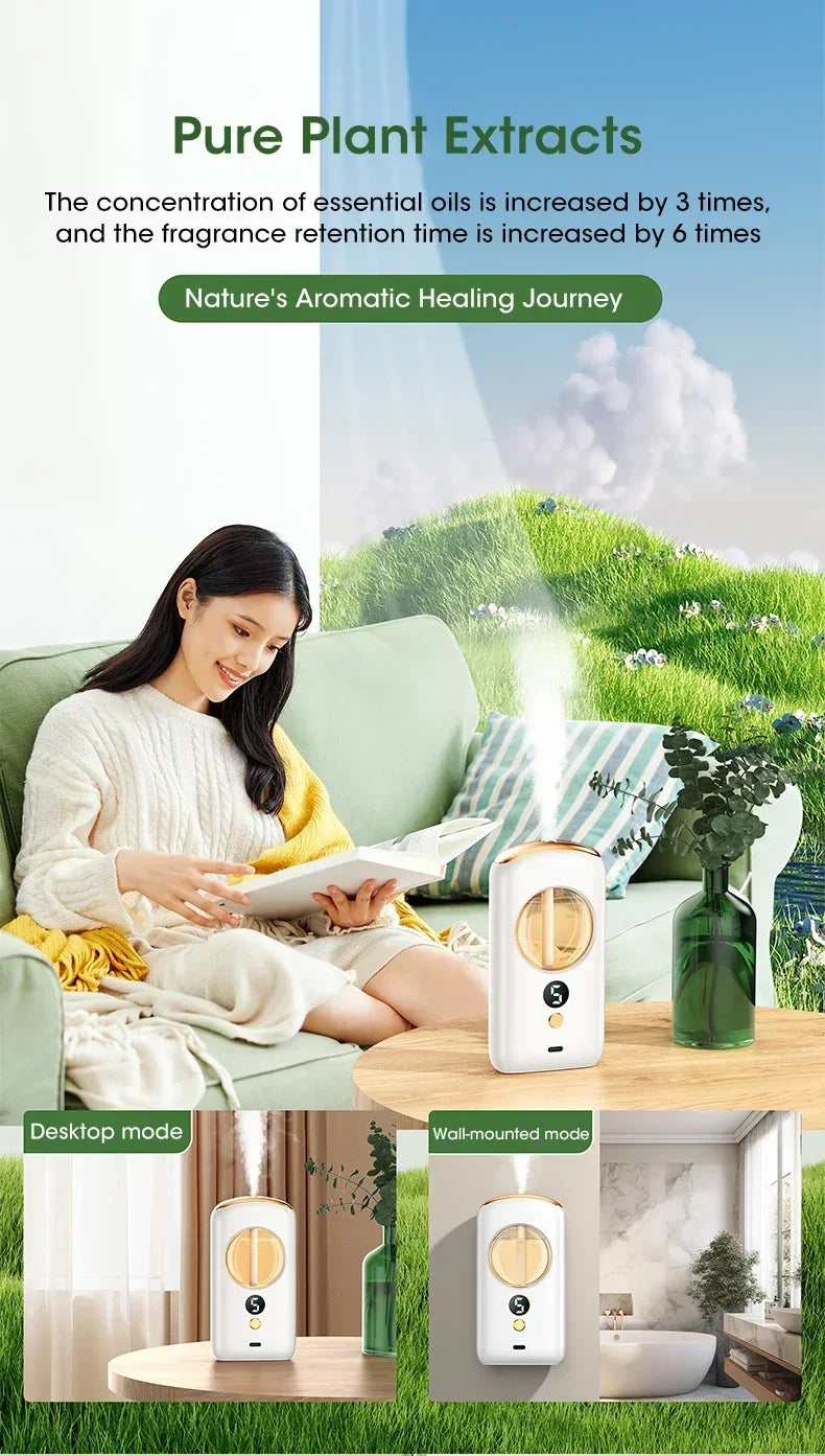 Diffuser Aromatherapy Machine Smart Air Purifier Display