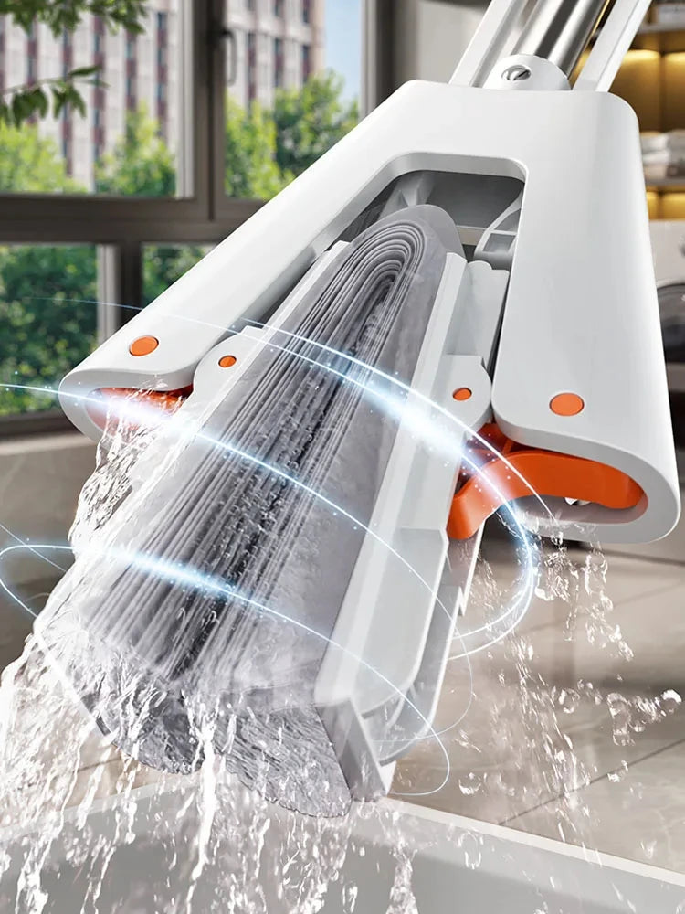 Squeeze Self-draining Collodion Mop For Elegant Home Cleaning