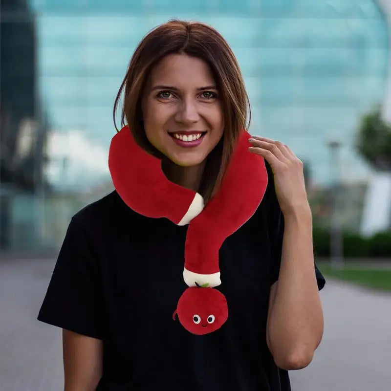 Question-Mark Neck Pillow Unique Question Mark Shape Soft Plush Travel Pillow