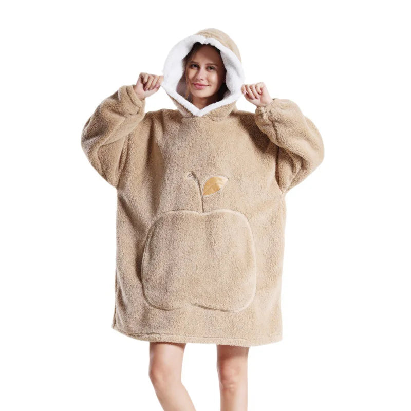 2024 Winter Oversized Wearable Blanket Hoodie for All