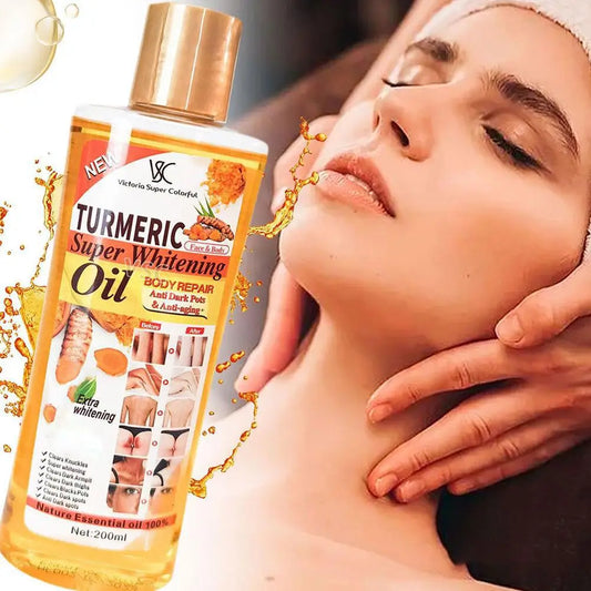 Turmeric Essential Oil Facial Body Massage Oil 200m Skin Care