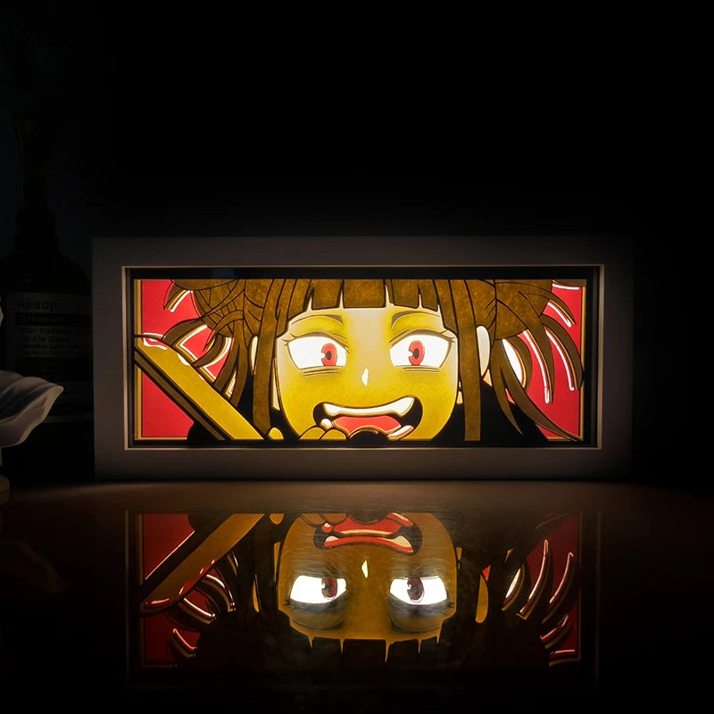 Anime Light Box Led Strip Lights Shadow Box Usb Table Lamp