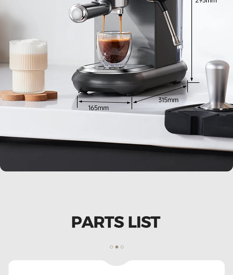 Cafelffe Coffee Machine 19Bar Espresso Maker for Gifting