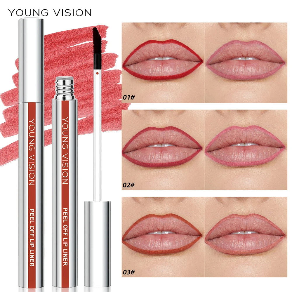 Young Vision Tear-Off Lip Liner Matte Smudge-Free Pencil