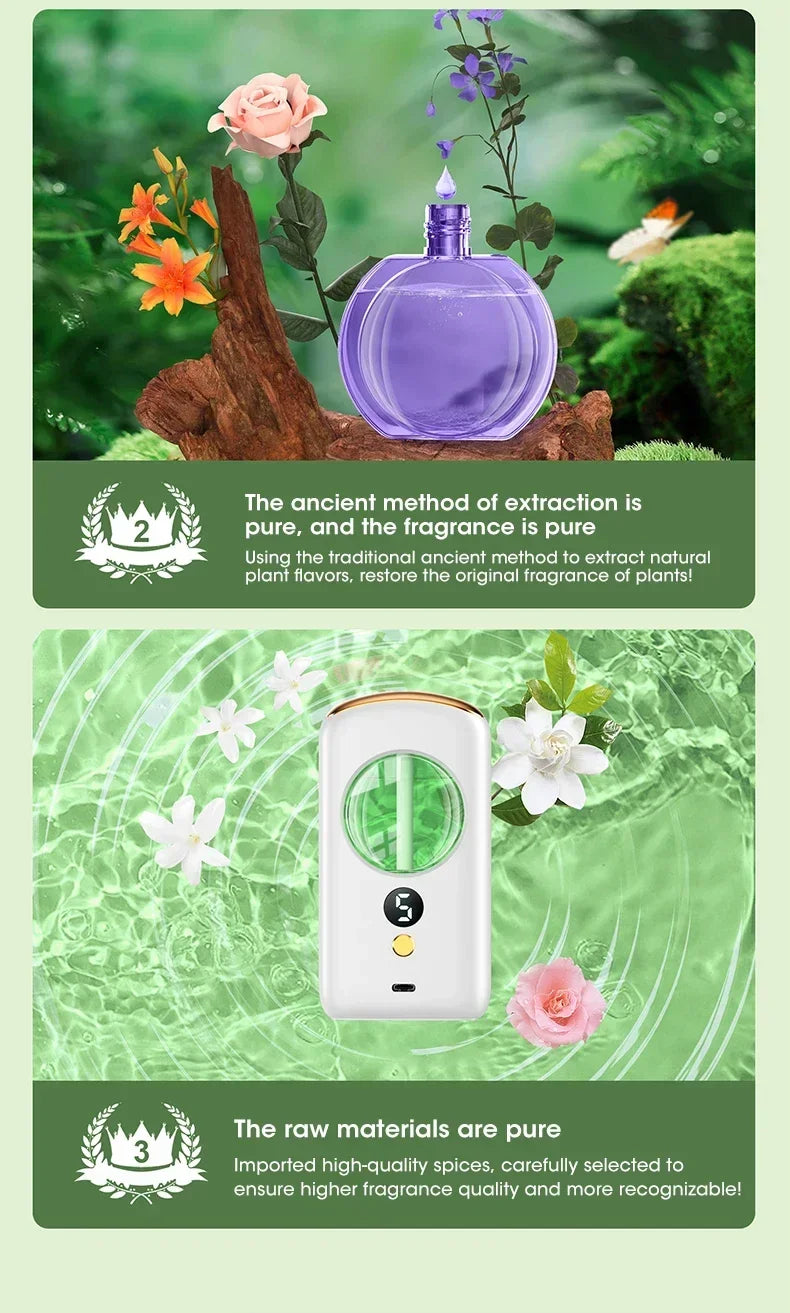 Diffuser Aromatherapy Machine Smart Air Purifier Display