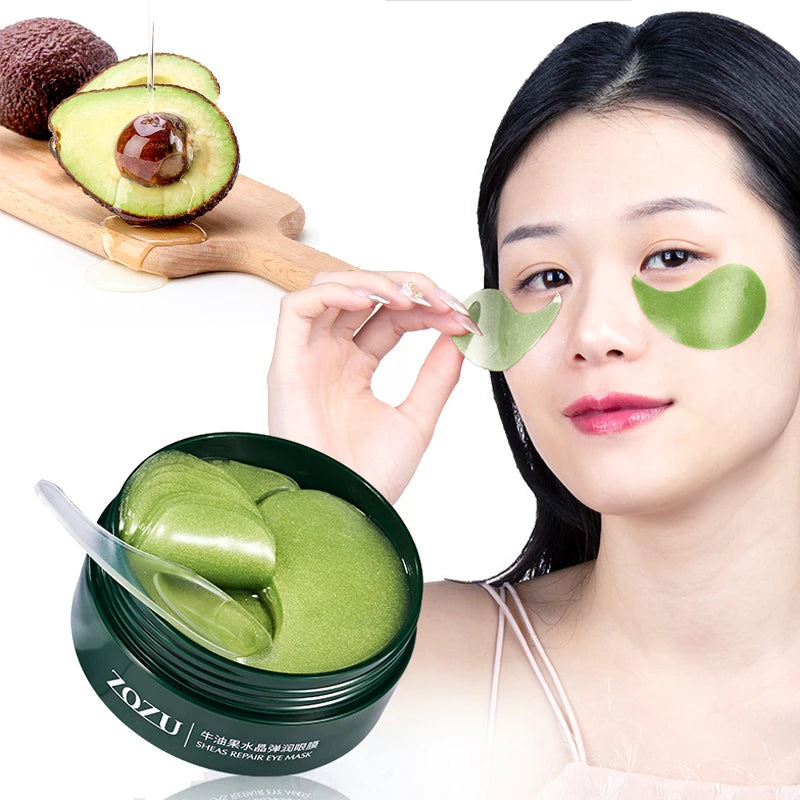 240pcs=120pairs Eye Patches Hyaluron Acid Gold Seaweed Black Pearl Collagen Gel Mask