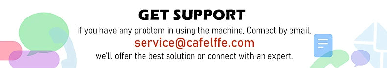 Cafelffe Coffee Machine 19Bar Espresso Maker for Gifting