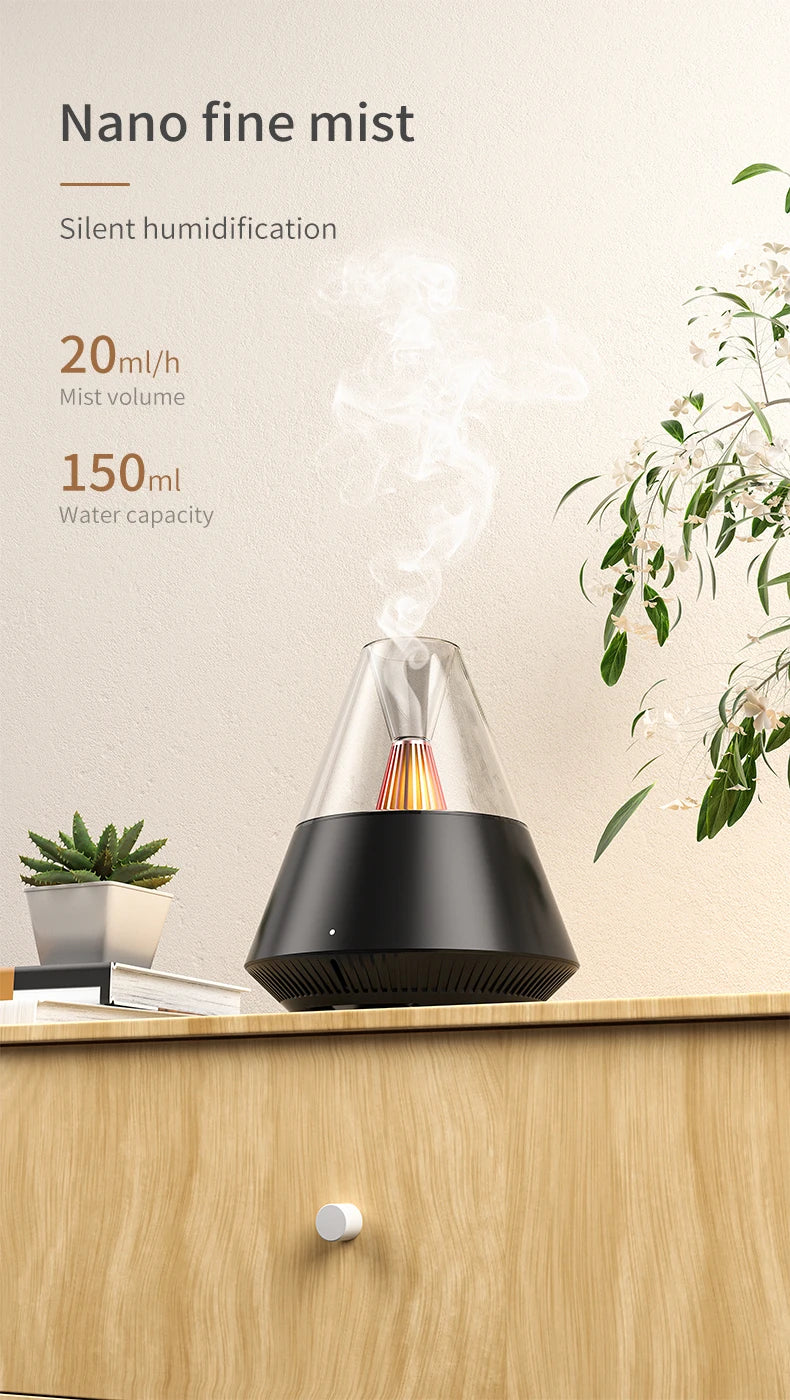 Essential Oil Aroma Diffuser with Light for Home Serenity