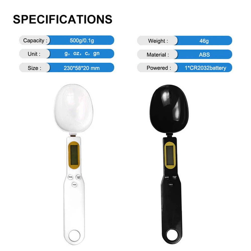 500g/0.1g Electronic Kitchen Scale Digital Measuring Spoon