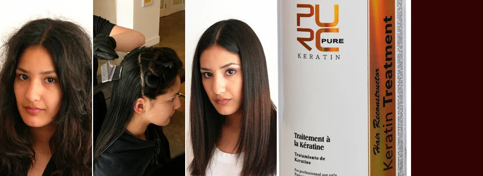 PURC Brazilian Keratin Hair Treatment for Smoothing Repair