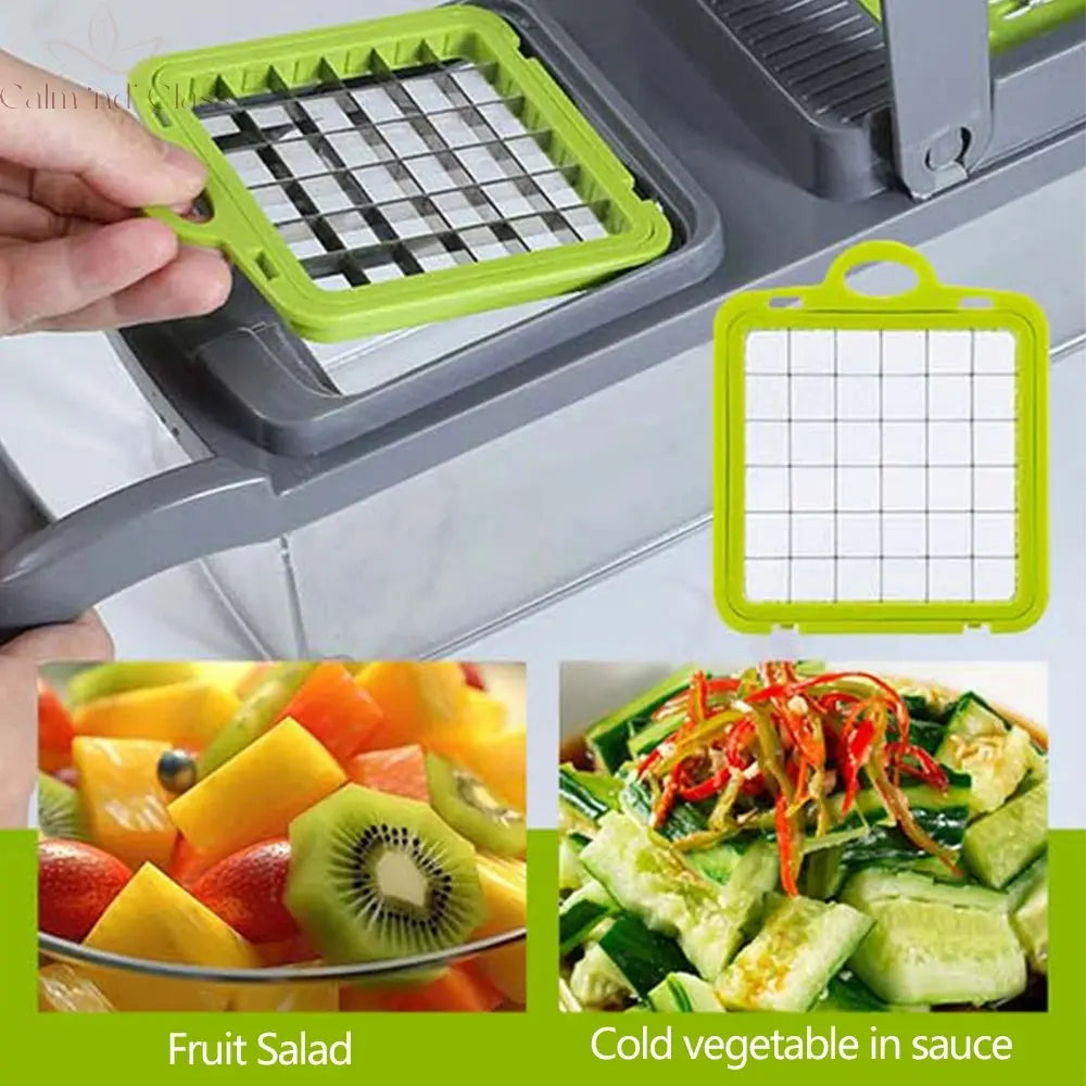 Vegetable Cutter Multifunctional Slicer Fruit Potato Peeler Carrot Grater Kitchen accessories basket vegetable slicer Calm and Class