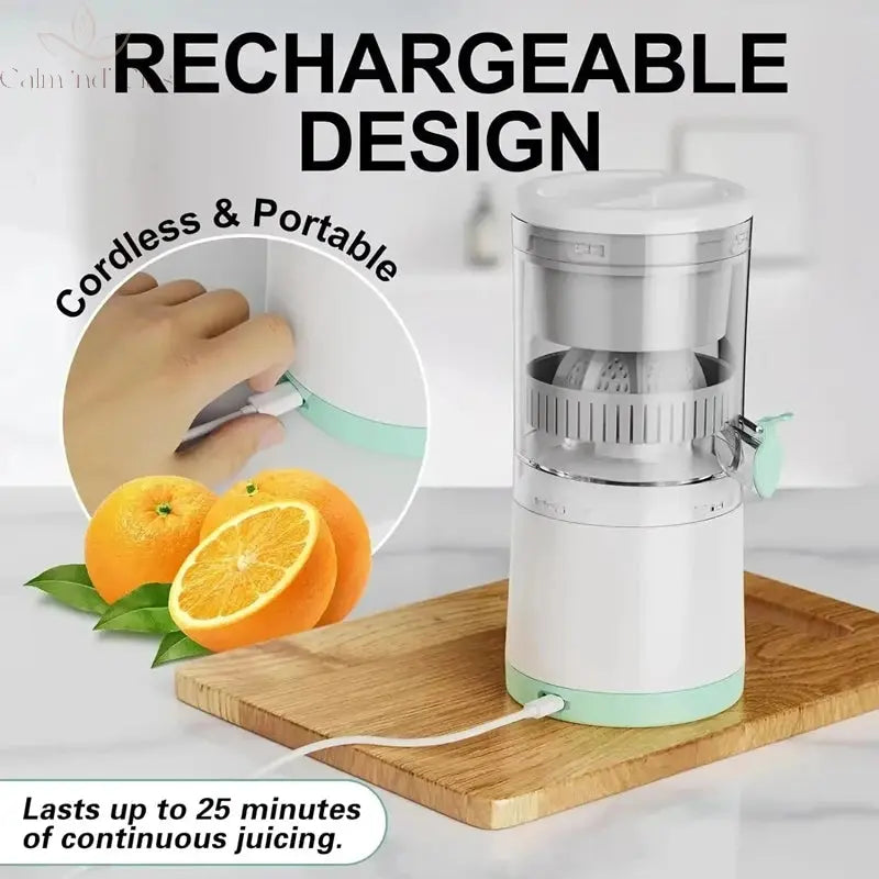 Xiaomi Portable Electric Juicer USB Charging Orange Fruit Blender Mini Household Juice Squeezer Mixer Citrus Juicer For Travel Calm and Class