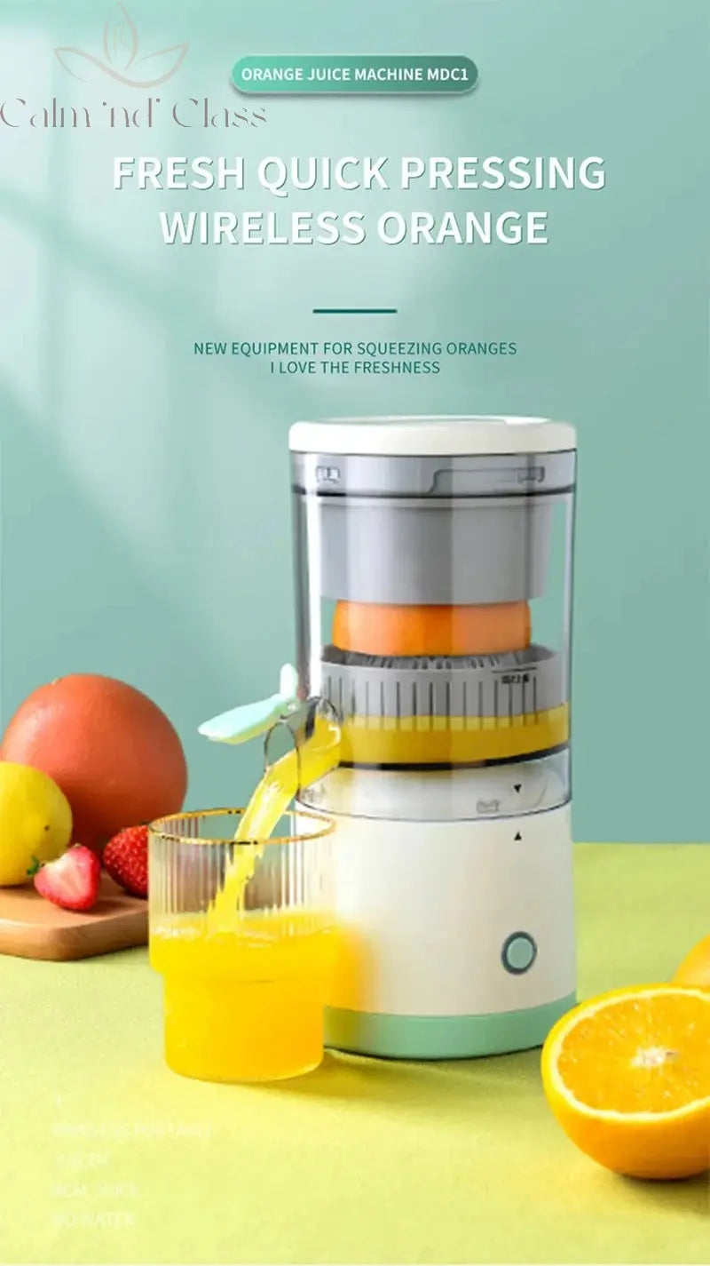 Xiaomi Portable Electric Juicer USB Charging Orange Fruit Blender Mini Household Juice Squeezer Mixer Citrus Juicer For Travel Calm and Class