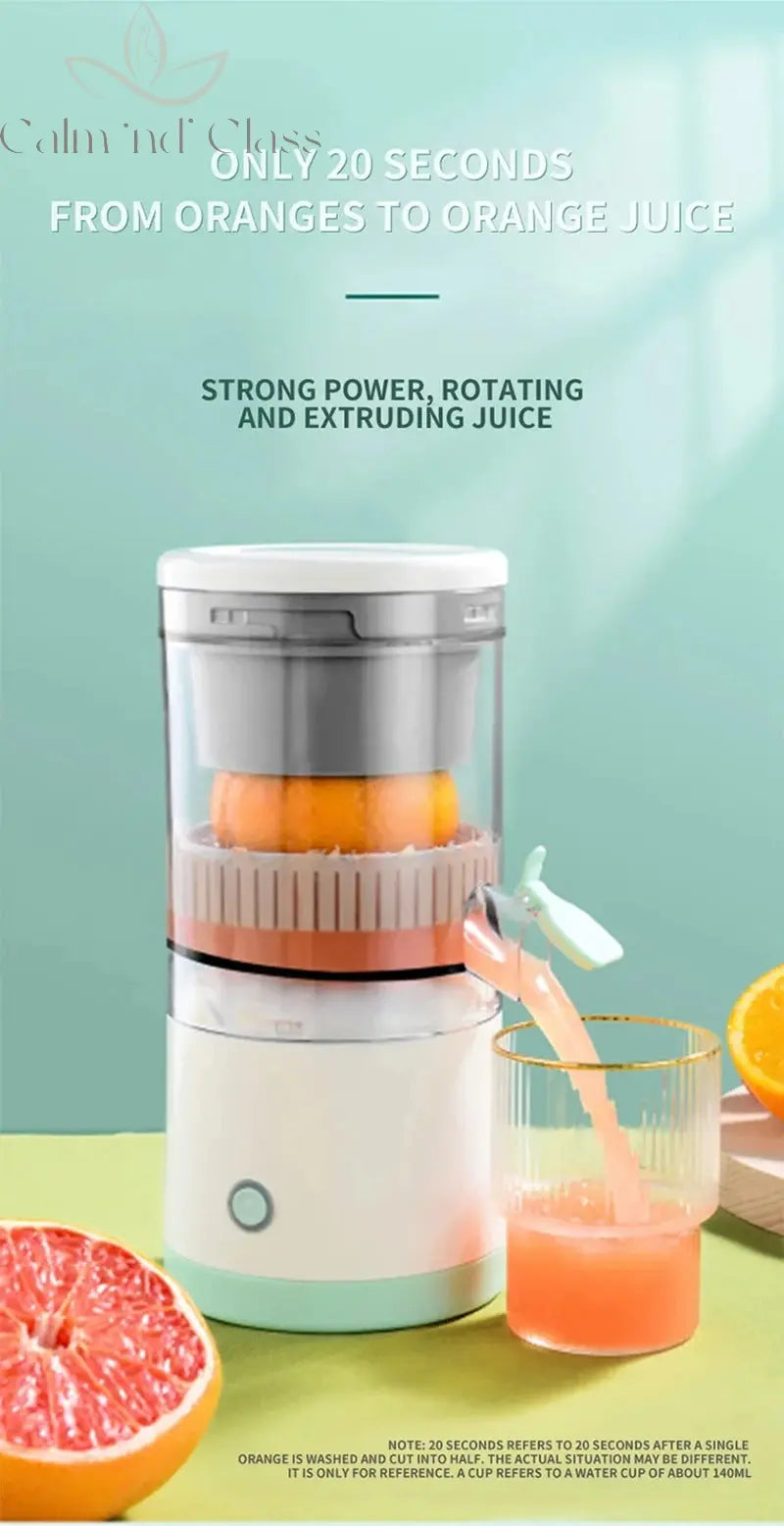 Xiaomi Portable Electric Juicer USB Charging Orange Fruit Blender Mini Household Juice Squeezer Mixer Citrus Juicer For Travel Calm and Class