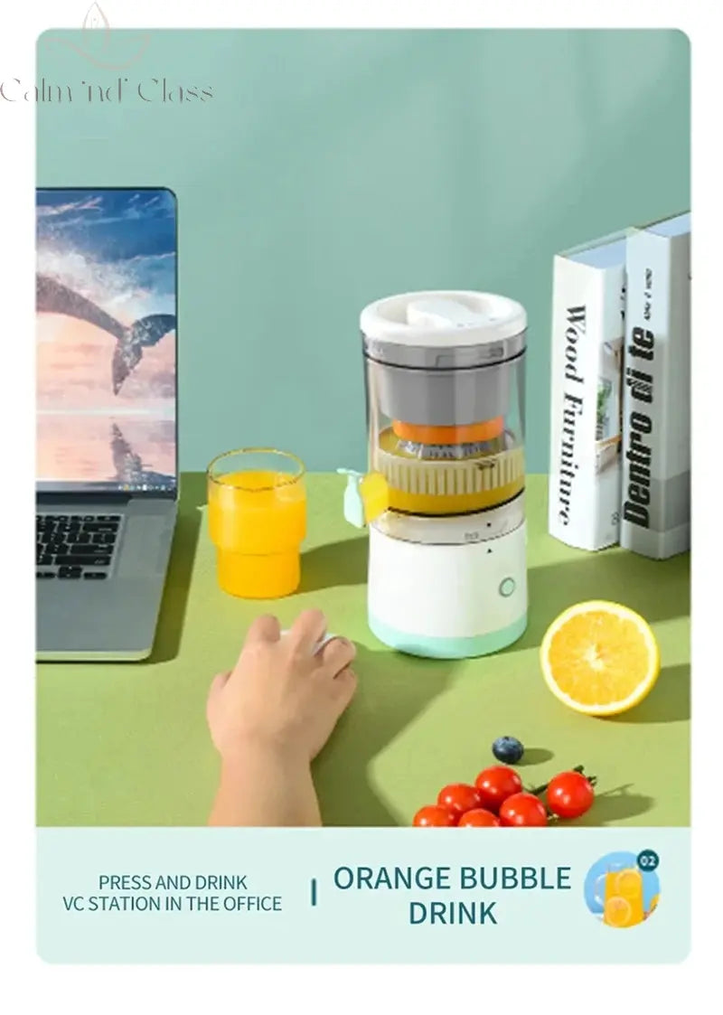 Xiaomi Portable Electric Juicer USB Charging Orange Fruit Blender Mini Household Juice Squeezer Mixer Citrus Juicer For Travel Calm and Class