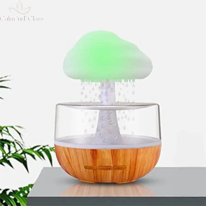 Xiaomi Rain Cloud Humidifier Rain Colorful Mushroom Cloud Raindrop Atmosphere Lamp Night Light Essential Oil Humidifier Machine Calm and Class